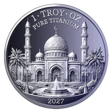 Verenigde Staten. 5 x 2027 1 oz Titanium Shahada Mosque