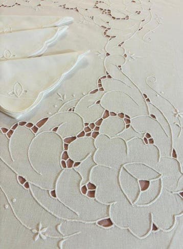 Nappe (9) - 170 cm - 170 cm - Ricamo Rinascimento