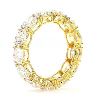 Zonder minimumprijs - Ring - 14 karaat Geel goud - 6.24ct., Nieuw