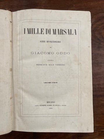 Giacomo Oddo - I mille di Marsala - 1863