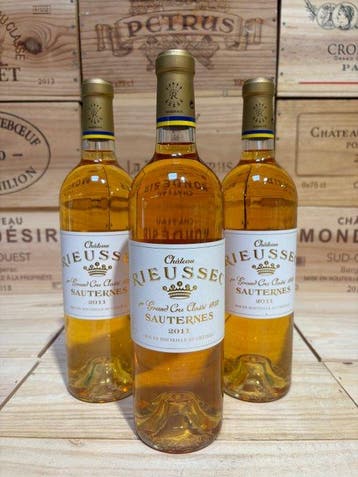2011 Château Rieussec - Sauternes 1er Grand Cru Classé - 3, Verzamelen, Nieuw