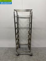 RVS Regaalwagen voor 7 waskratten waskorven 50 x 50 cm, Ophalen of Verzenden, Nieuw in verpakking