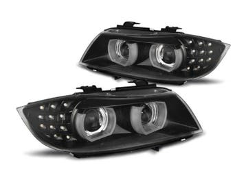 Xenon koplamp units LED DRL Black geschikt voor BMW E90 E91, Autos : Pièces & Accessoires, Verzenden