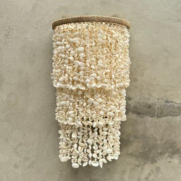 NO RESERVE PRICE - SL21 - Stunning Wall Lamp of Shell