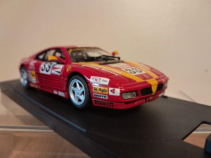 Bang 1:43 - Model raceauto - FERRARI 348 TB N°33 CHALLENGE, Hobby & Loisirs créatifs, Voitures miniatures | 1:5 à 1:12