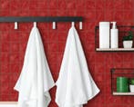 Wandtegel Rood 10x10cm (Muurtegels, Muur- en plafondtegels), Doe-het-zelf en Bouw, Tegels, Nieuw, Minder dan 20 cm, 10 m² of meer