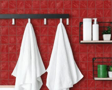 Wandtegel Rood 10x10cm (Muurtegels, Muur- en plafondtegels), Doe-het-zelf en Bouw, Nieuw, Minder dan 20 cm, 10 m² of meer, Wandtegels