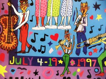 James Rizzi - Montreux Jazz Festival - Années 1990, Antiquités & Art, Art | Dessins & Photographie