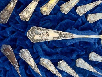 Delheid Frères - Bestekset (13) - .800 zilver