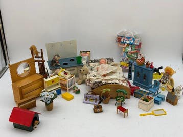 Poppenhuis meubels toegeschreven Fuchs,Heiliger,Bing - Pop