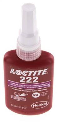 Loctite 222 Paars 50 ml Schroefdraad borger, Verzenden, Nieuw