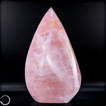Natuurlijke rozenkwarts freiform – Zachte schoonheid in pure