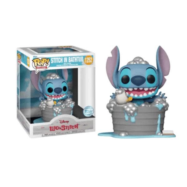 Funko Pop!  Stitch in Bathtub Deluxe #1252  Special Edition, Verzamelen, Poppetjes en Figuurtjes, Nieuw, Verzenden