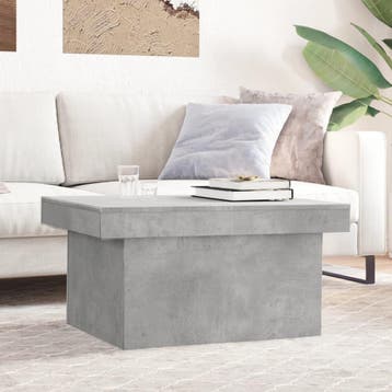 vidaXL Salontafel 100x55x40 cm bewerkt hout betongrijs, Huis en Inrichting, Tafels | Salontafels, Verzenden, Nieuw