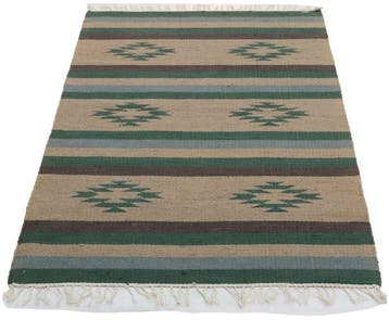 Kelim - Vloerkleed - 160 cm - 90 cm - Naturfarben