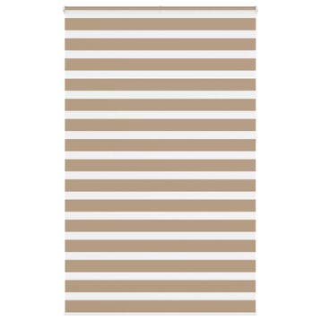 vidaXL Zebra Blind 140x230 cm stofbreedte 135,9 cm polyester, Huis en Inrichting, Stoffering | Gordijnen en Lamellen, Verzenden