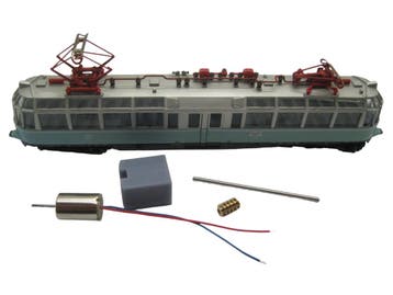 micromotor NF038G motor ombouwset voor fleischmann ET 91, BR, Overige merken, Gelijkstroom, Verzenden, Overige typen