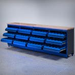 Datona Werkbank PREMIUM eiken werkblad met opbergbakken –, Doe-het-zelf en Bouw, Werkbanken, Ophalen of Verzenden, Nieuw