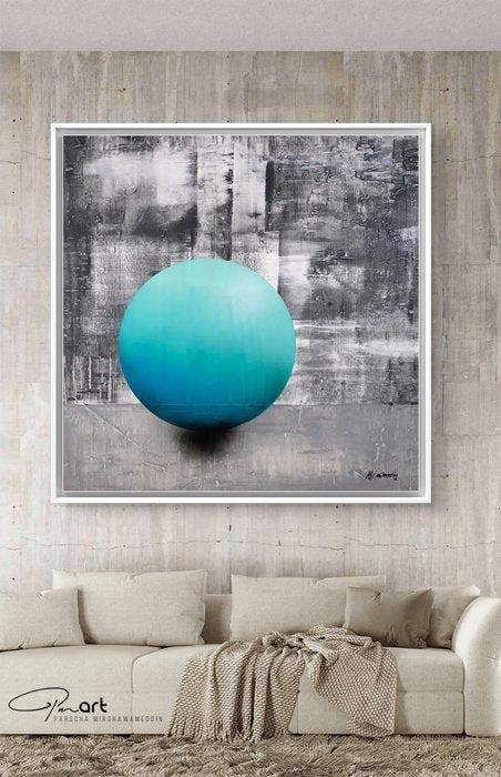 Parscha Mirghawameddin - Sphere 48 - XXL, Antiquités & Art, Art | Peinture | Moderne