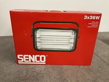 Veiling - 2x Senco bouwlamp 3x36 watt, Bricolage & Construction