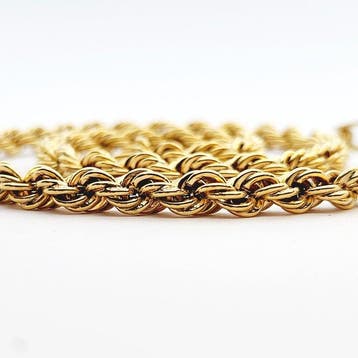 Choker halsketting - 18 karaat Geel goud