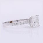 Zonder minimumprijs - Ring - 14 karaat Witgoud - 2.18ct. tw., Nieuw