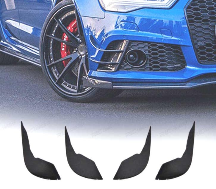 SPLITTERS AUDI A6 C7 LOOK RS6 11-18 NOIR, Auto-onderdelen, Carrosserie, Verzenden