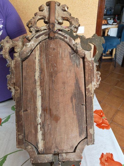 Applique murale - Bois, Or, Antiquités & Art, Curiosités & Brocante