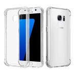 Samsung Galaxy S6 Edge Transparant Bumper Hoesje - Clear, Télécoms, Verzenden