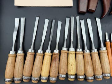 Werkgereedschap Vintage - Japanse houtsnijgereedschappen