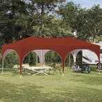 vidaXL Pop-up Feesttent 575 x 288 x 245 cm Terracotta Oxford, Verzenden, Nieuw