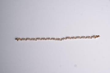 Armband - 18 karaat Roségoud - 4.31ct. tw. Diamant, Handtassen en Accessoires, Armbanden, Nieuw