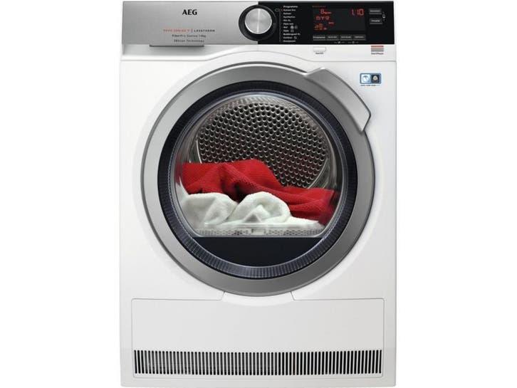 AEG T9DEN87CC - Warmtepompdroger - FiberPro® met, Elektronische apparatuur, Droogkasten, Zo goed als nieuw, Verzenden
