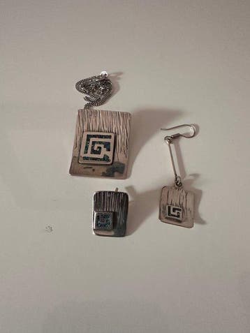 Zilver - Parure - Griekse modernist