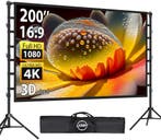200 HD Kreukvrij Scherm | Tweede Kansje | OP = OP!, Verzenden, Nieuw, Ultra HD (4K), LEORFI