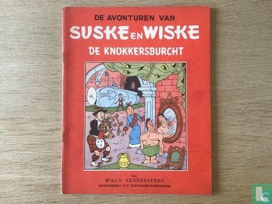 Suske en Wiske - De knokkersburcht - 1954, Livres, BD, Envoi