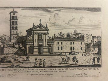 Italie - Rome // Forum romain; Giovanni Battista Falda, Nieuw