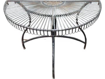 Tuintafel - IJzer - Tuintafel halfrond