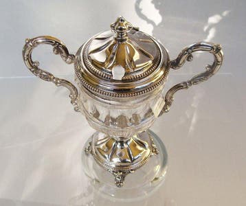 Antique French Mustard Pot - Massat Frères, 1900