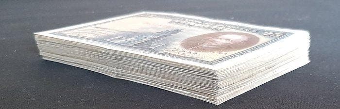 Spanje. - 75 x 25 Pesetas - 1928 - Pick 74 (Zonder, Timbres & Monnaies, Billets de banque | Europe | Billets non-euro