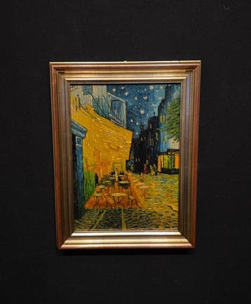 Franse school (XX) - Terrazza del cafe la sera, da Van Gogh