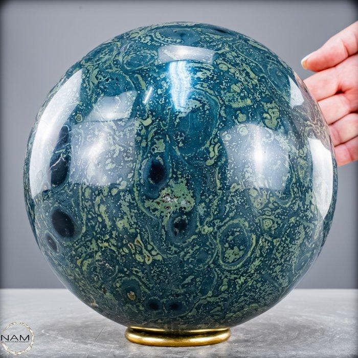 Unieke Kambaba-kogel – Het oog van de aardgeschiedenis-, Collections, Minéraux & Fossiles