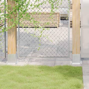 vidaXL Spokkels vierkant 12 st gegalvaniseerd staal, Verzenden, Nieuw