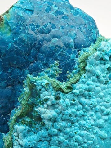 Zeldzame intens azuurblauwe chrysocolla, D.R. Congo, Collections