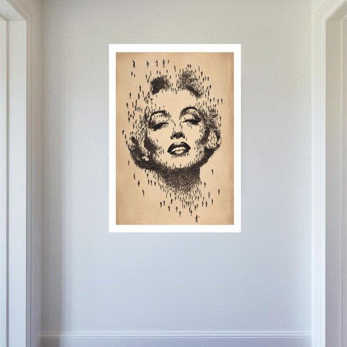 Louis Dourand - Icon Made of Us, Marylin Monroe, Antiquités & Art, Art | Objets design