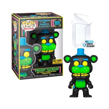 Funko Pop  FNAF  Freddy Fazbear 955  BlackLight Hot Topic, Verzenden
