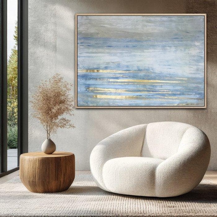 Ana Marc - Calm ocean - XXL, Antiquités & Art, Art | Peinture | Moderne