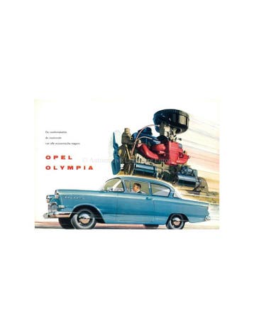 1958 OPEL OLYMPIA BROCHURE NEDERLANDS, Ophalen of Verzenden, Nieuw