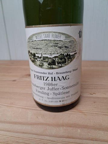 1987 Weingut Fritz Haag, Brauneberger-Juffer-Sonnenuhr -