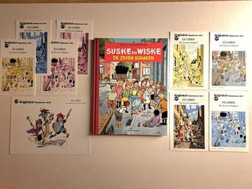 Suske en Wiske - De 7 schaken - luxe HC met linnen rug -, Livres